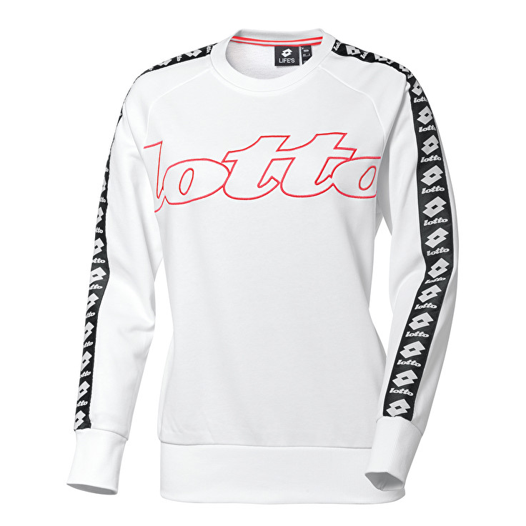 Lotto Athletica Classic Sudadera Mujer - Blancas - Colombia MPKBWRF-75